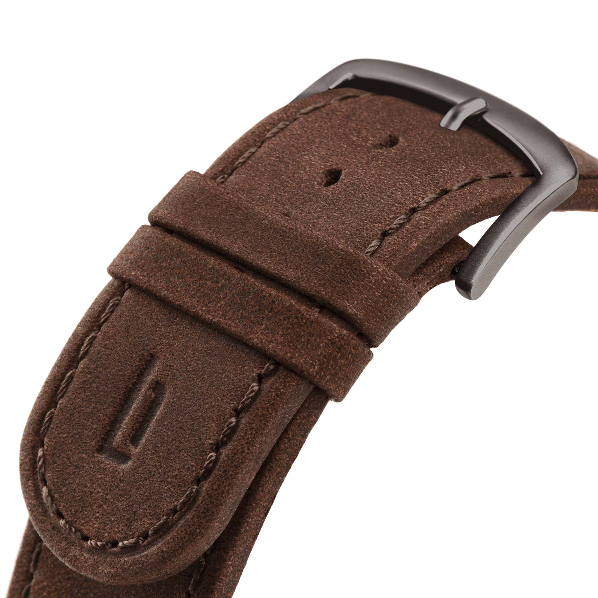 Leather Dark brown Brushed - Lilienthal Berlin