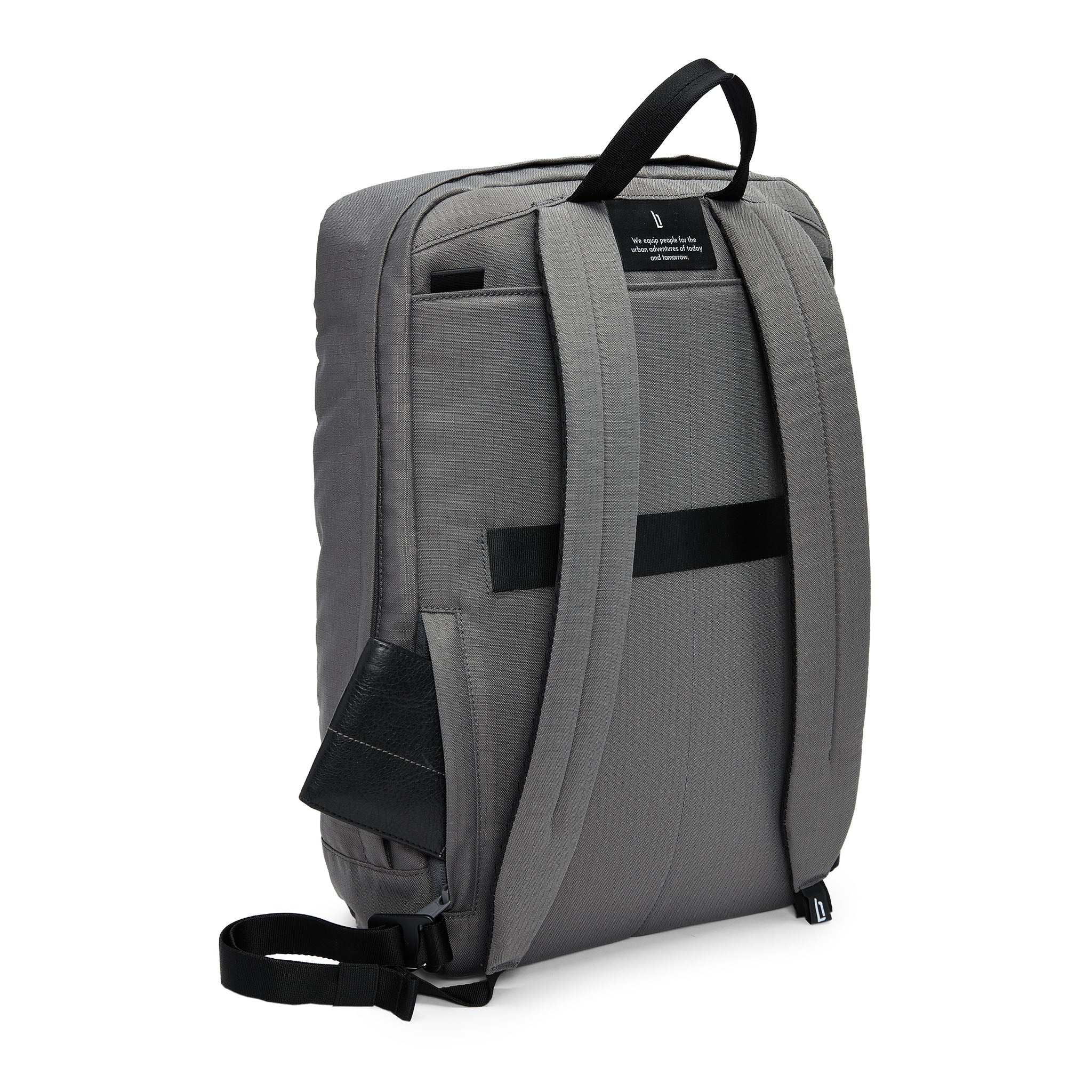 Urbaneer 3-in-1 Daypack Recycled Polyester Charcoal - Lilienthal Berlin