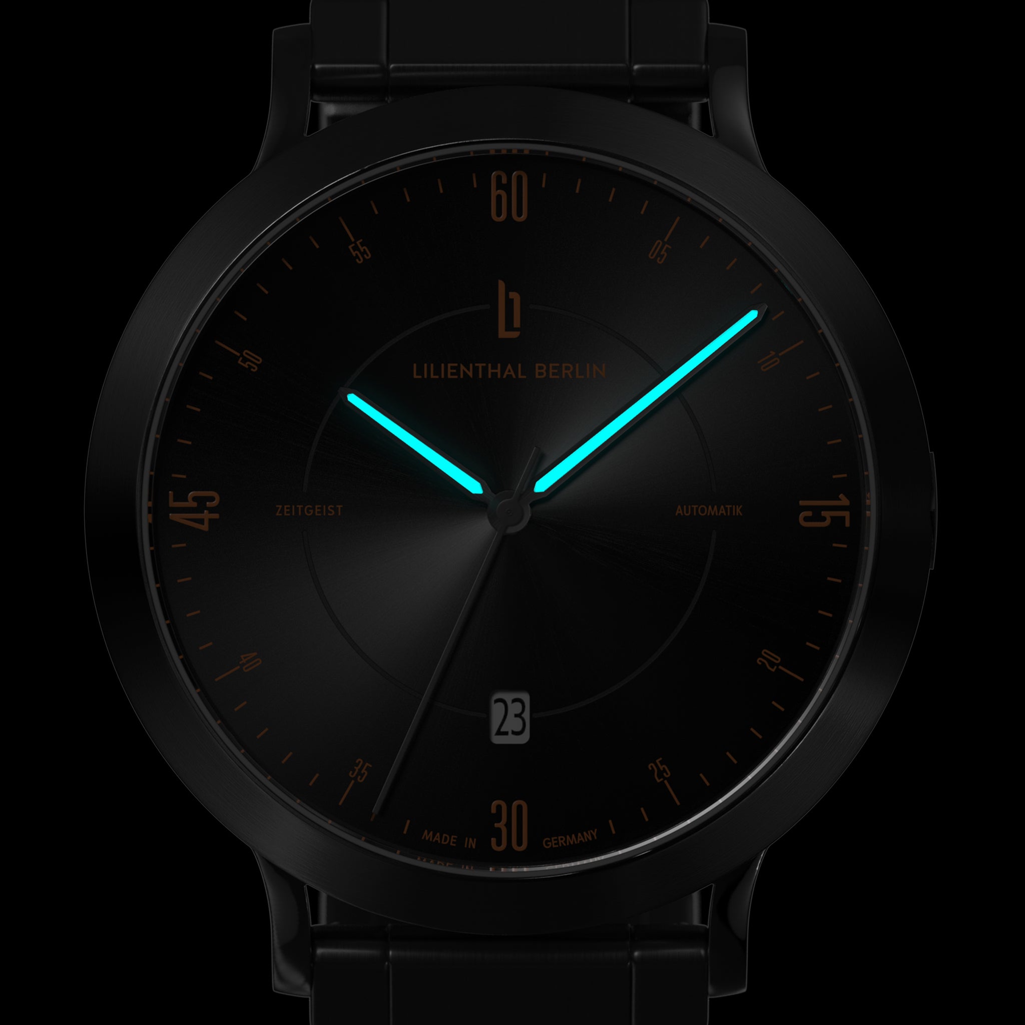 Zeitgeist Automatik Dark Silver Orange - Lilienthal Berlin