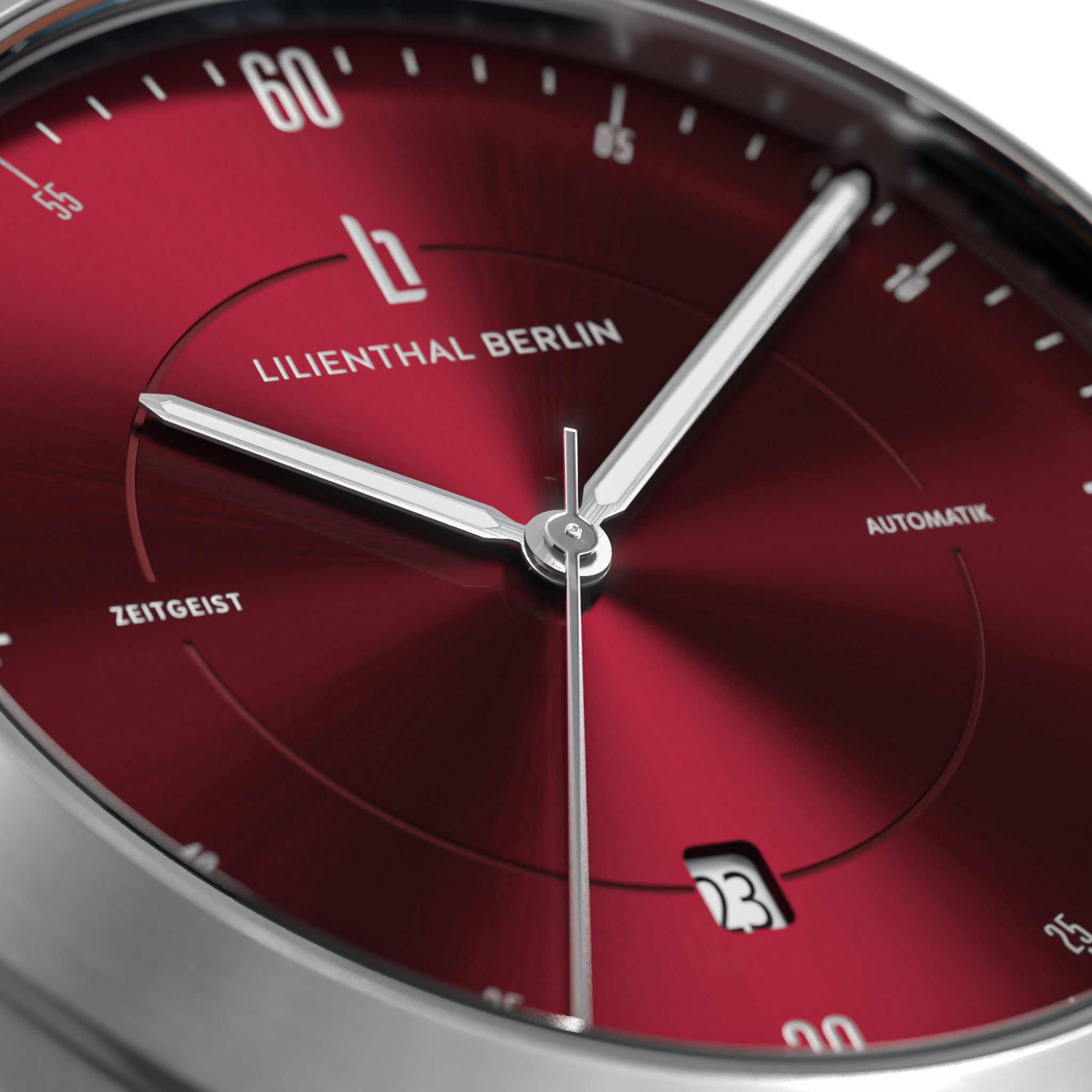 Zeitgeist Automatik Silver Bordeaux - Lilienthal Berlin