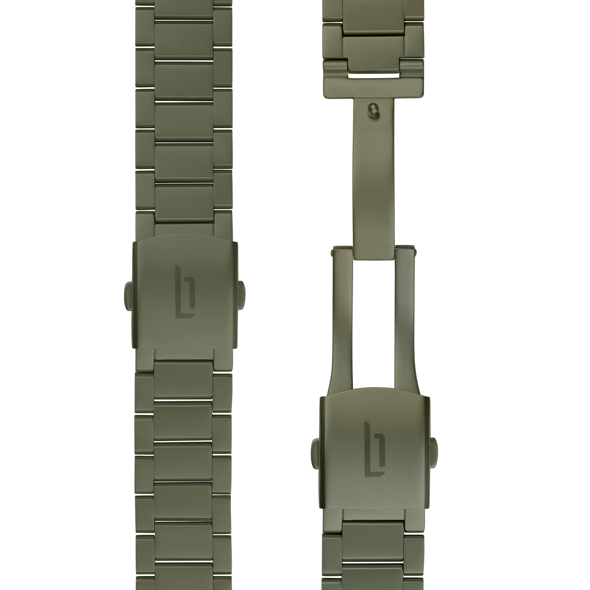 Stainless Steel Strap – Olive Matte