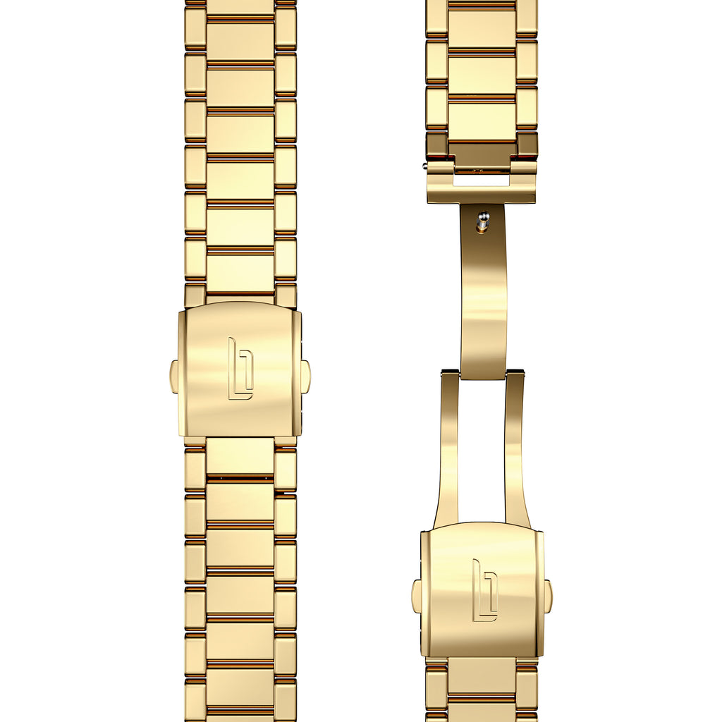 Stainless Steel Strap – Gold Polished
