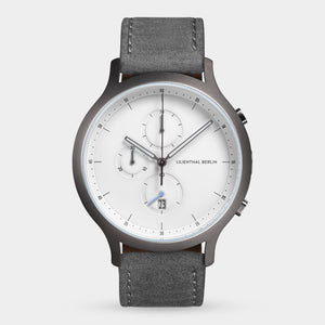 Chronograph Dark Silver White - Lilienthal Berlin