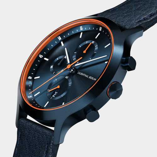 Chronograph – Blue Orange