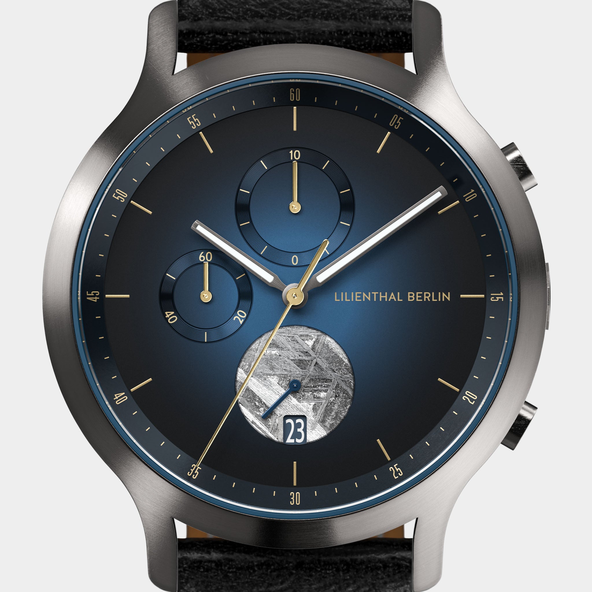 Chronograph Meteorite – Midnight Gold