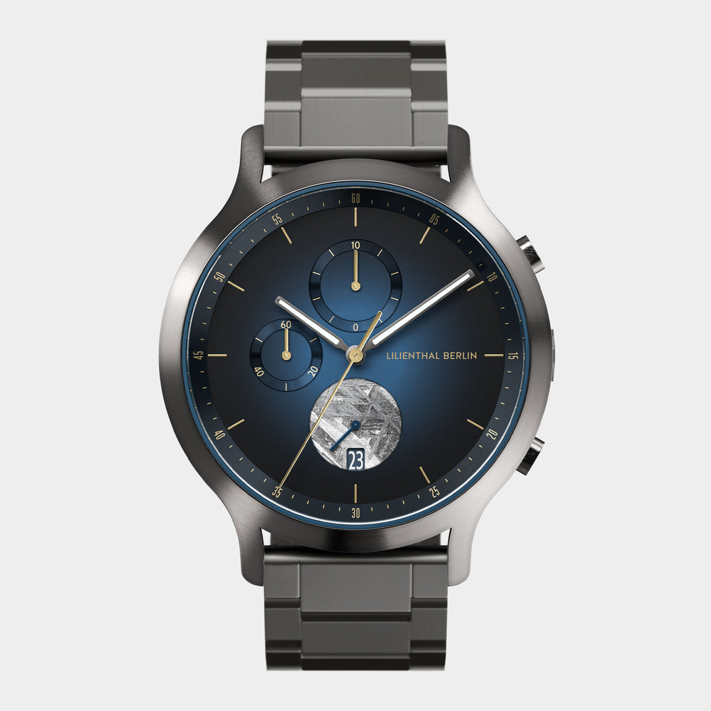 Chronograph Meteorite – Midnight Gold