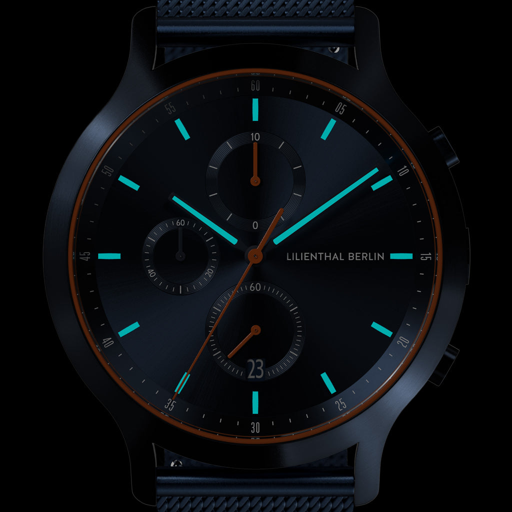 Chronograph – Blue Orange