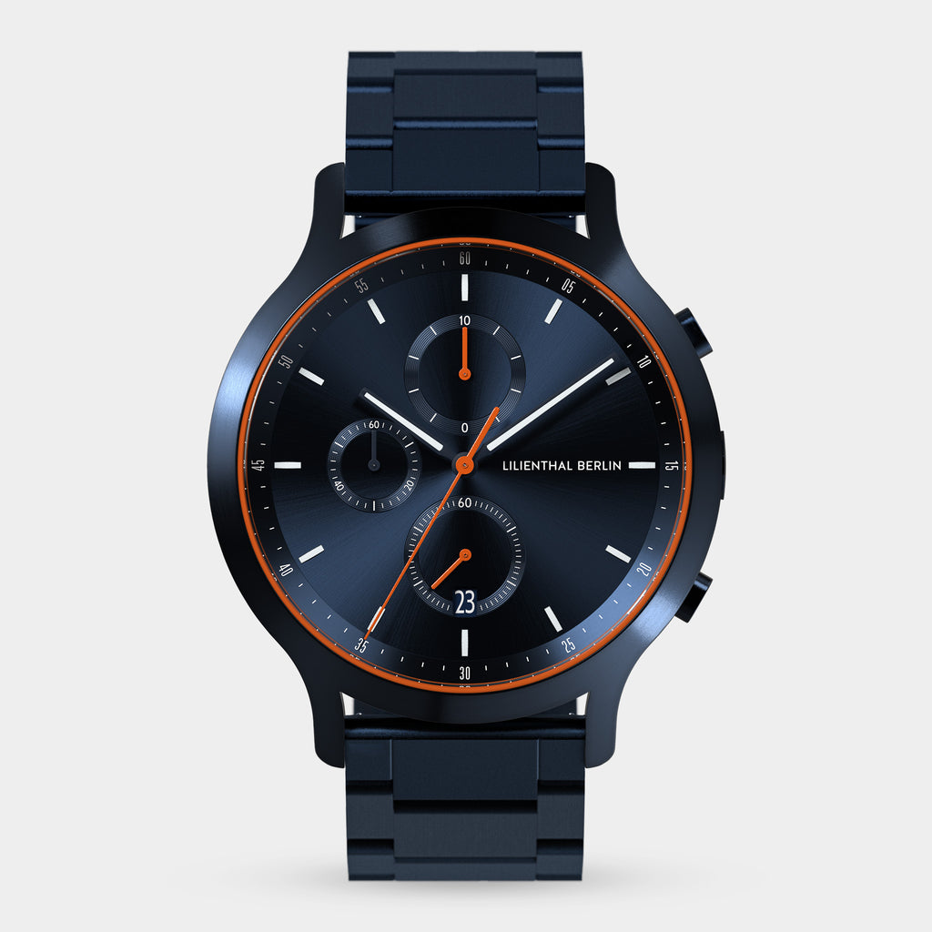 Chronograph – Blue Orange