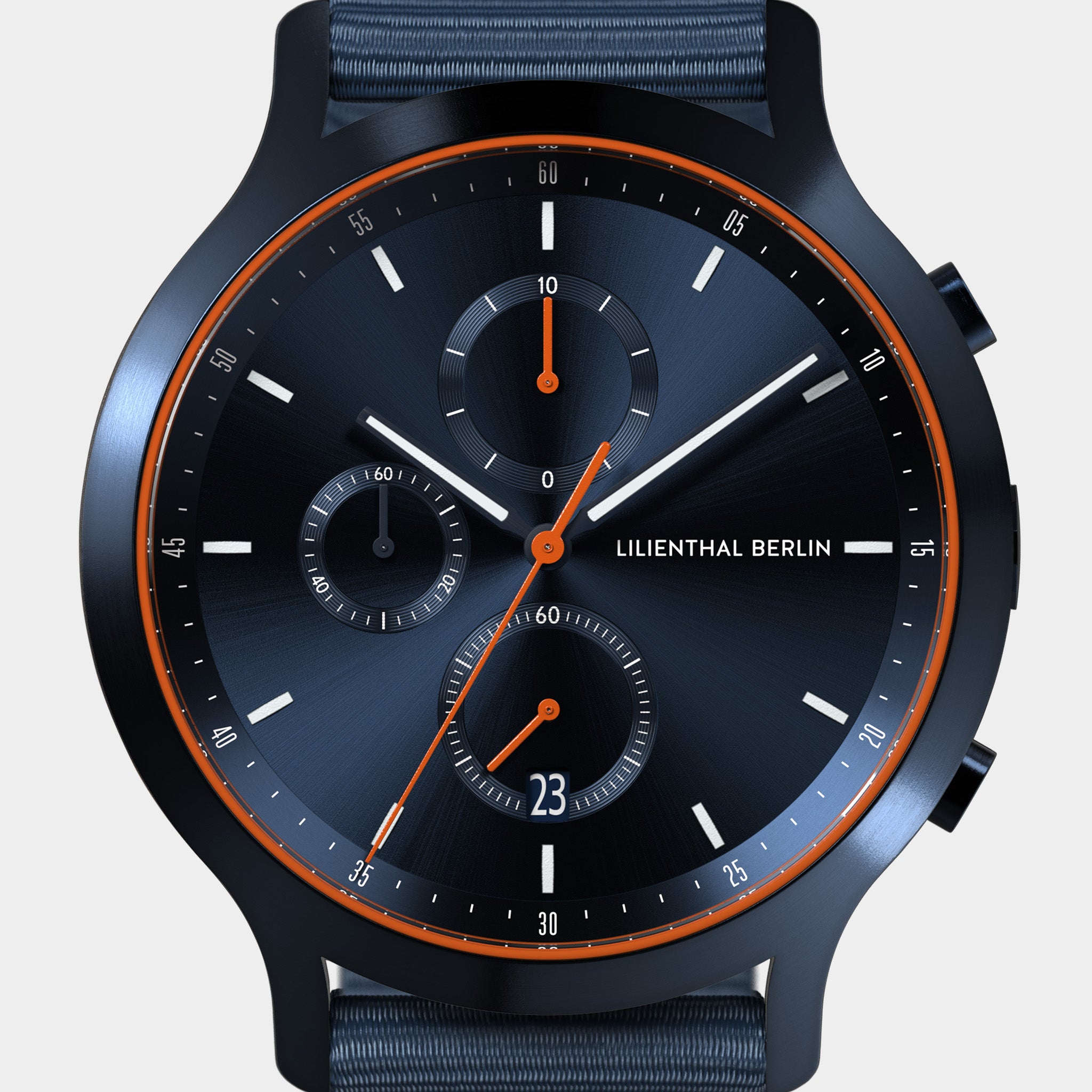 Chronograph – Blue Orange
