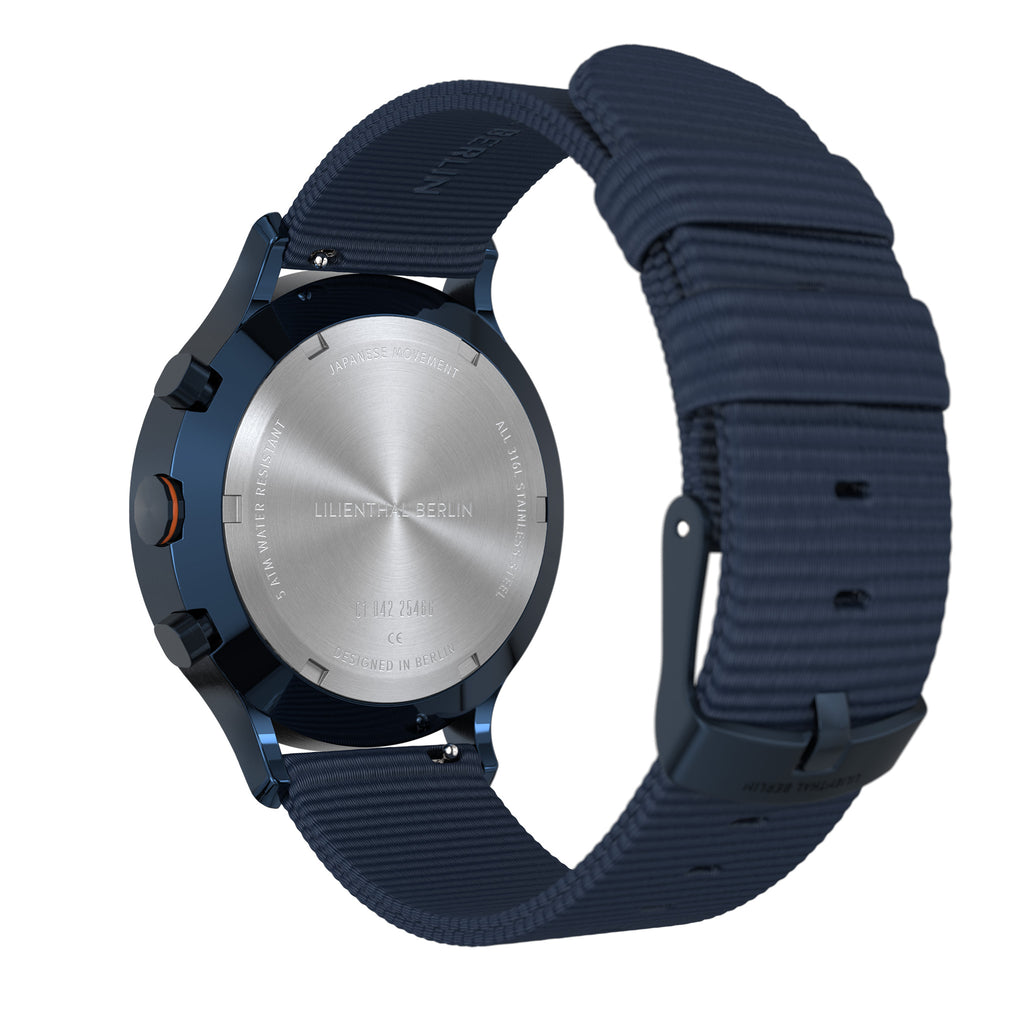 Chronograph – Blue Orange