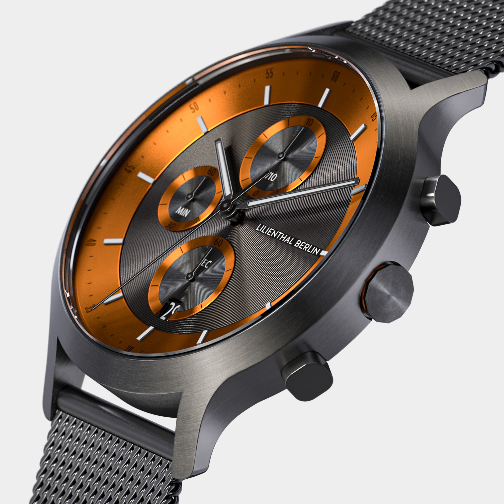 Chronograph LP – Dark Silver Orange