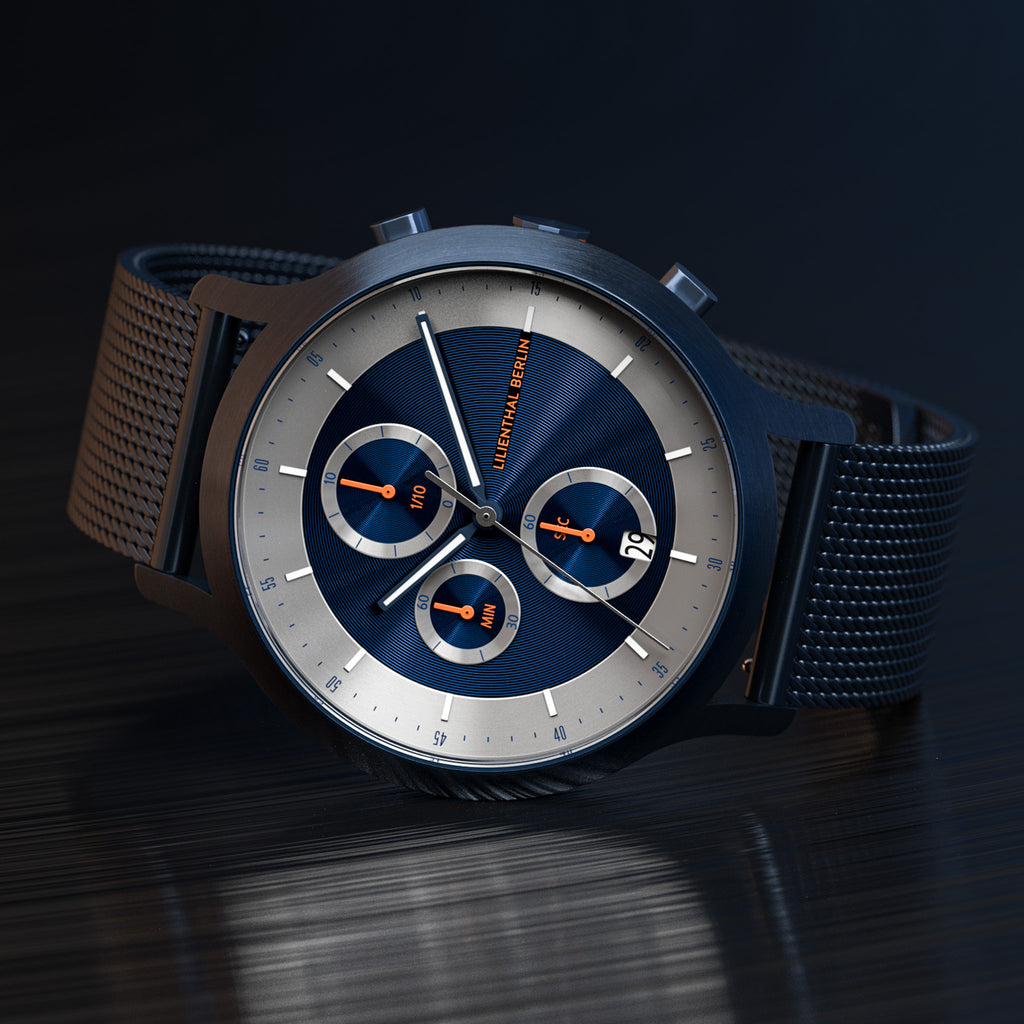 Chronograph LP – Blue Silver