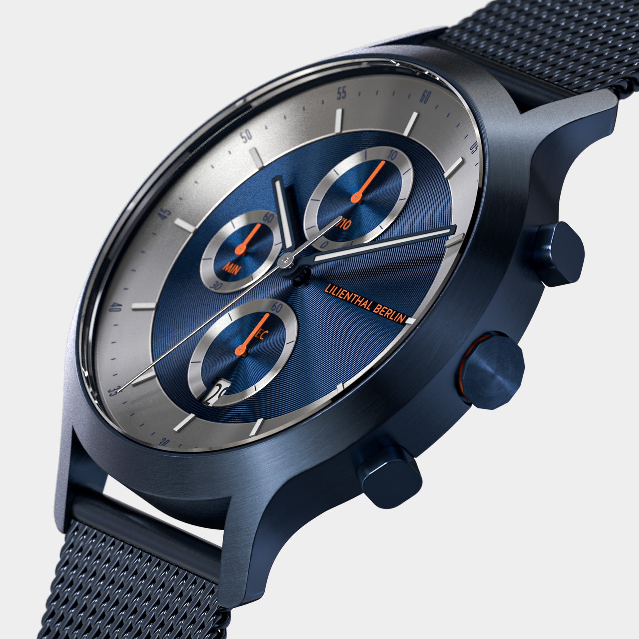Chronograph LP – Blue Silver