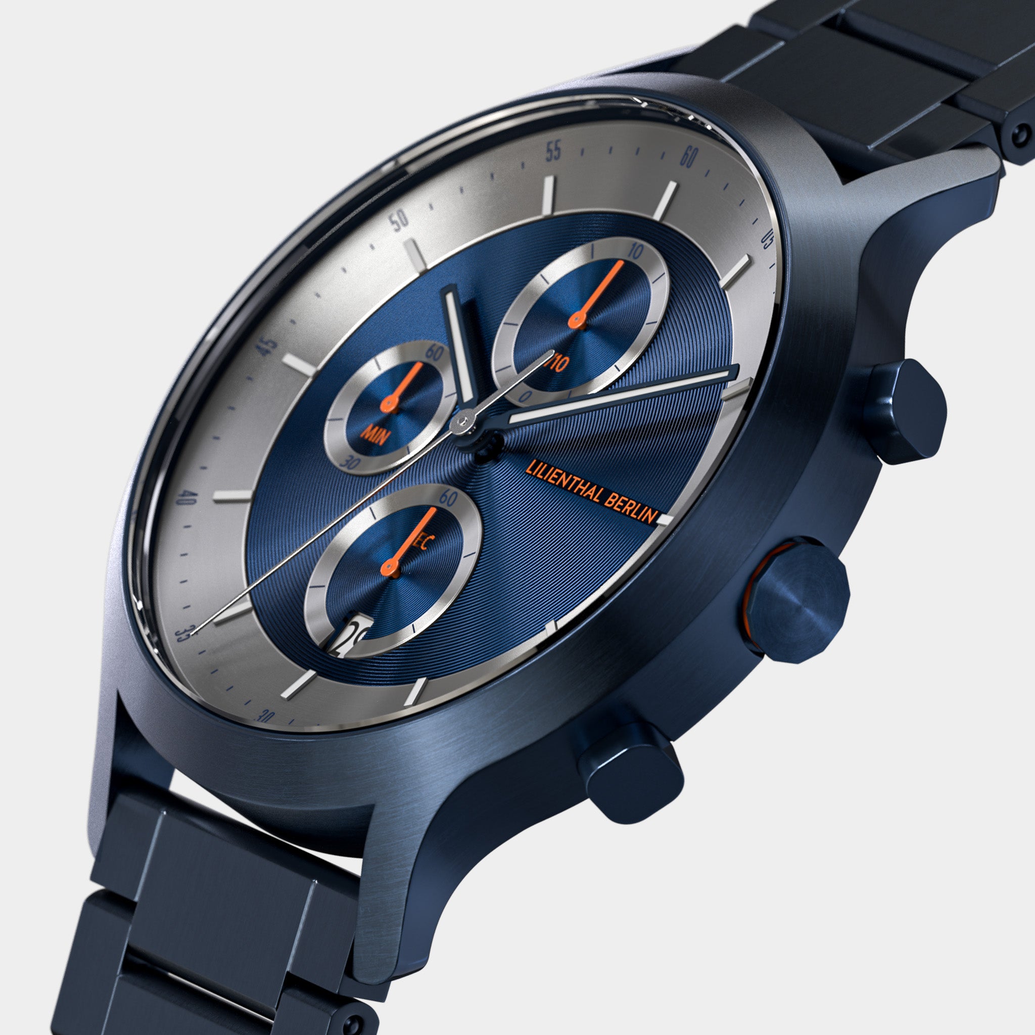 Chronograph LP – Blue Silver