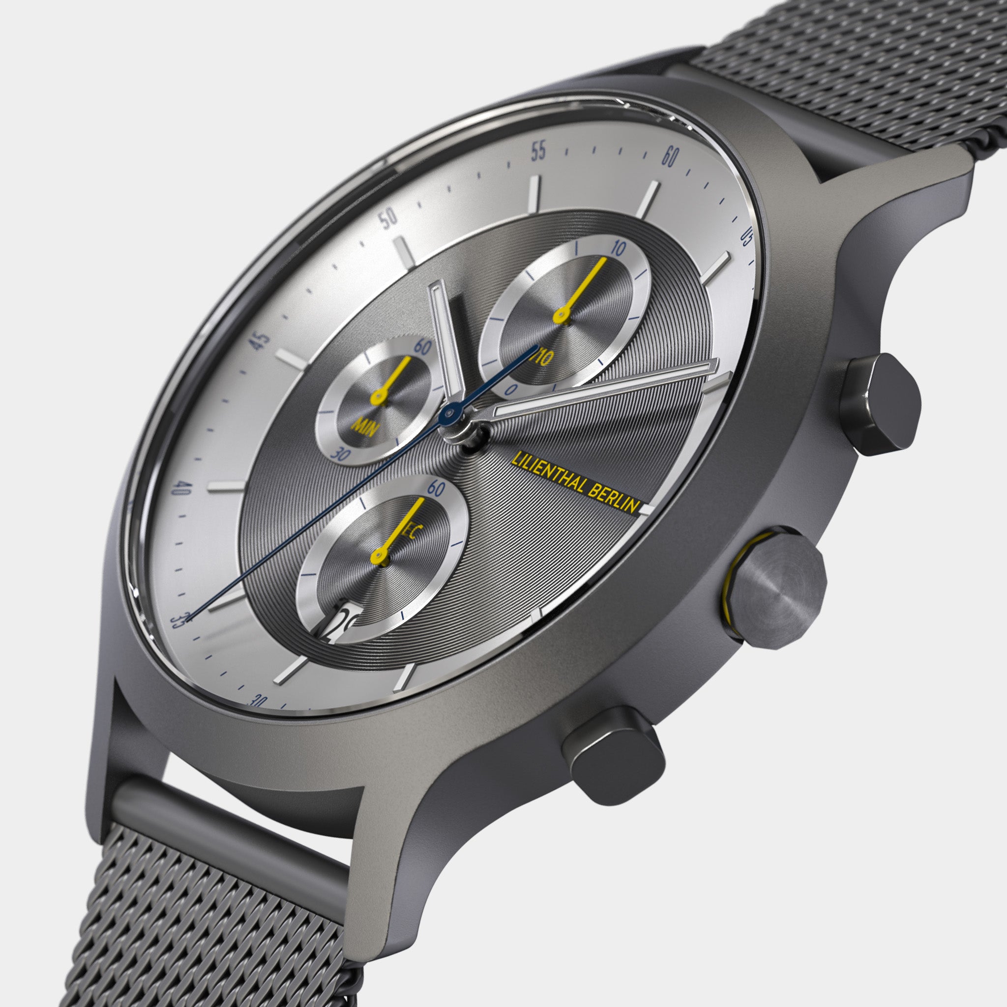 Chronograph LP – Dark Silver White