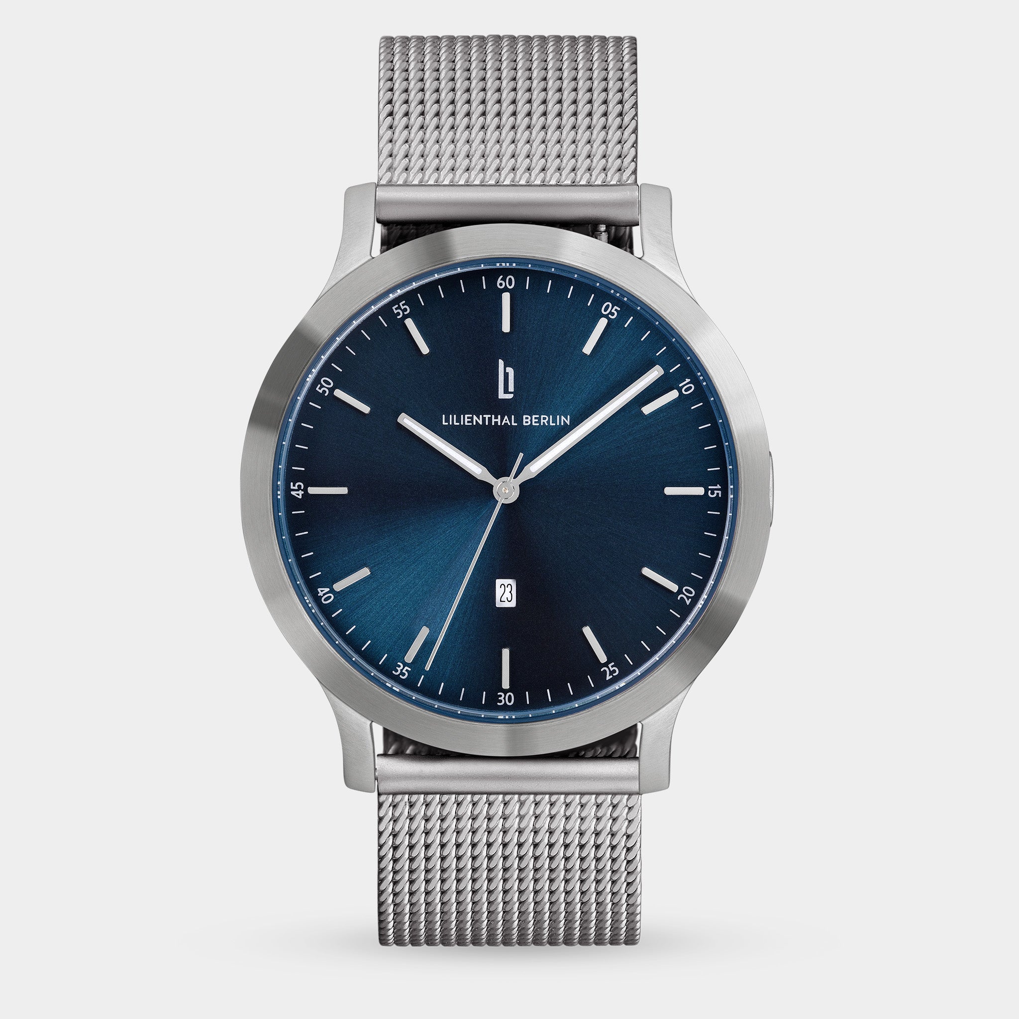 Orologio Uomo ORPHELIA Portobello Analogico Al Quarzo | Cassa E Cinturino In Acciaio Inox | Quadrante Argento Con Datario | 41 Mm - 2