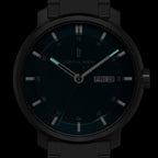 Neolux Day Date Dark Silver Blue - Lilienthal Berlin