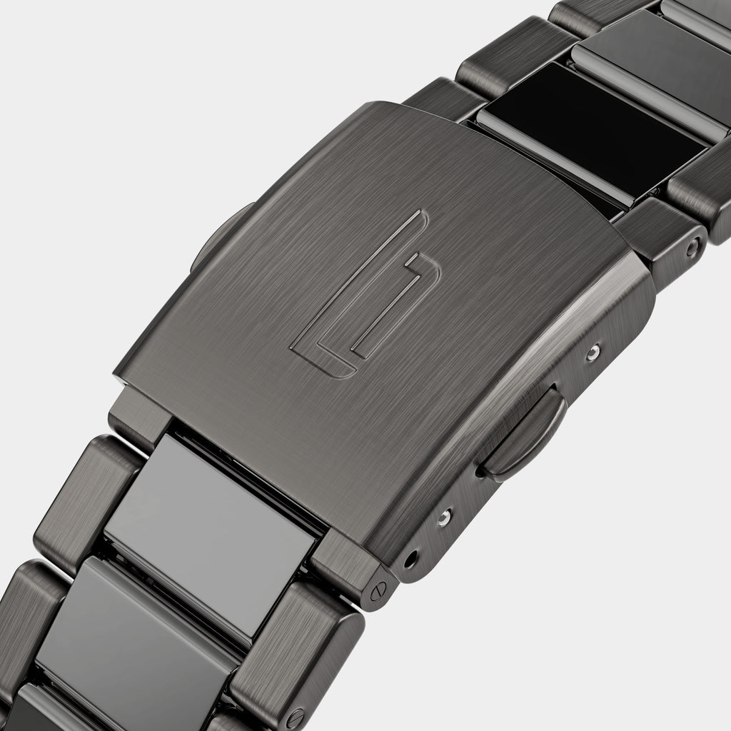 Neolux Day Date – Dark Silver Blue