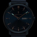 Neolux Day Date Blue Rose Gold - Lilienthal Berlin