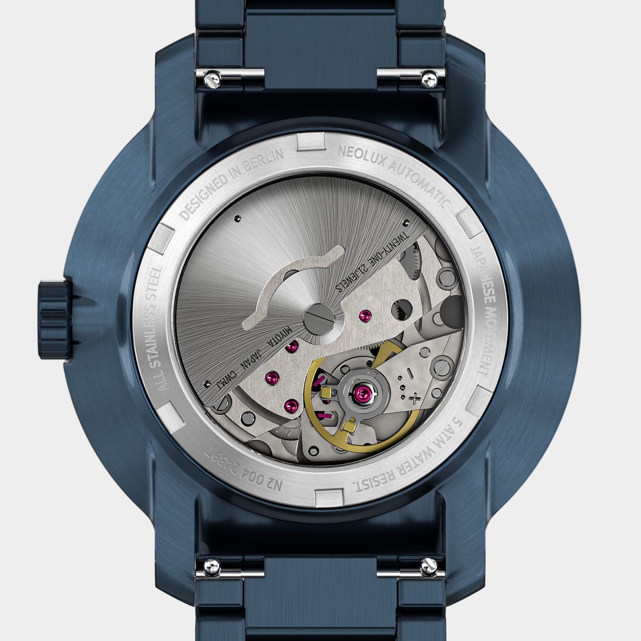 Neolux Day Date – Blue Rose Gold