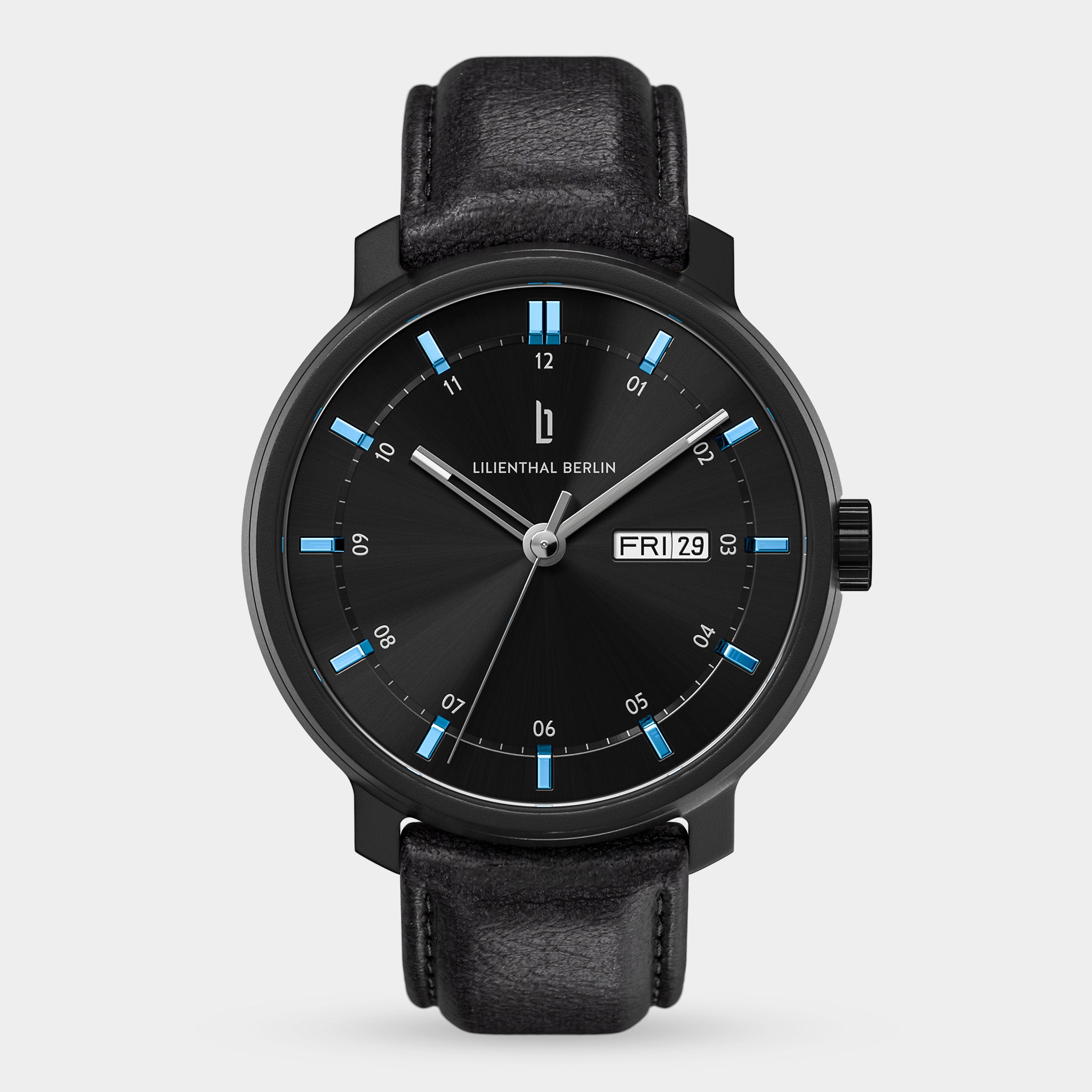 Neolux Day Date Black Blue - Lilienthal Berlin