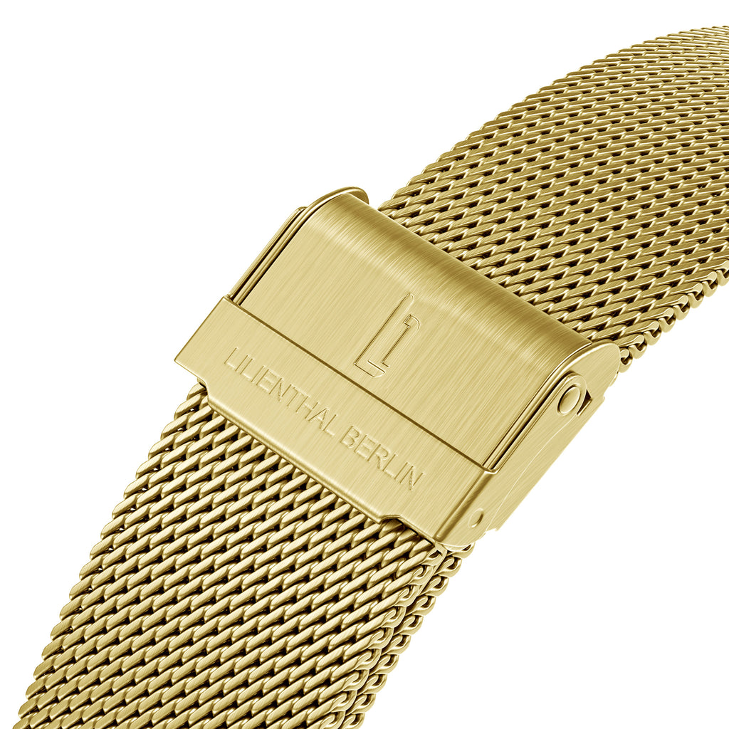 Mesh Strap – Gold Brushed