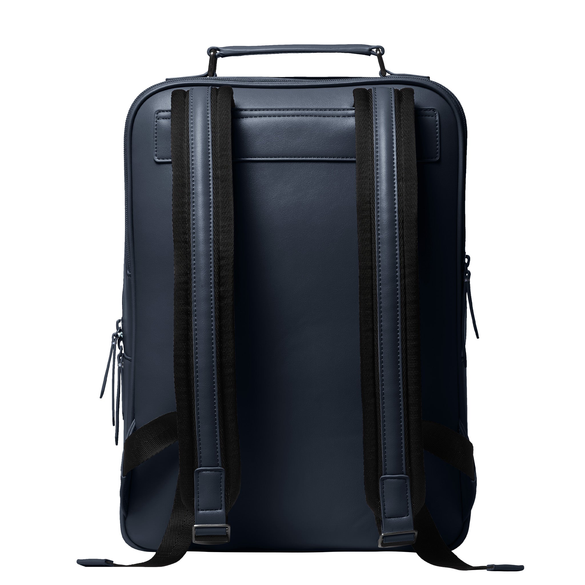 Minimalist Backpack Cactus Leather Navy Blue - Lilienthal Berlin