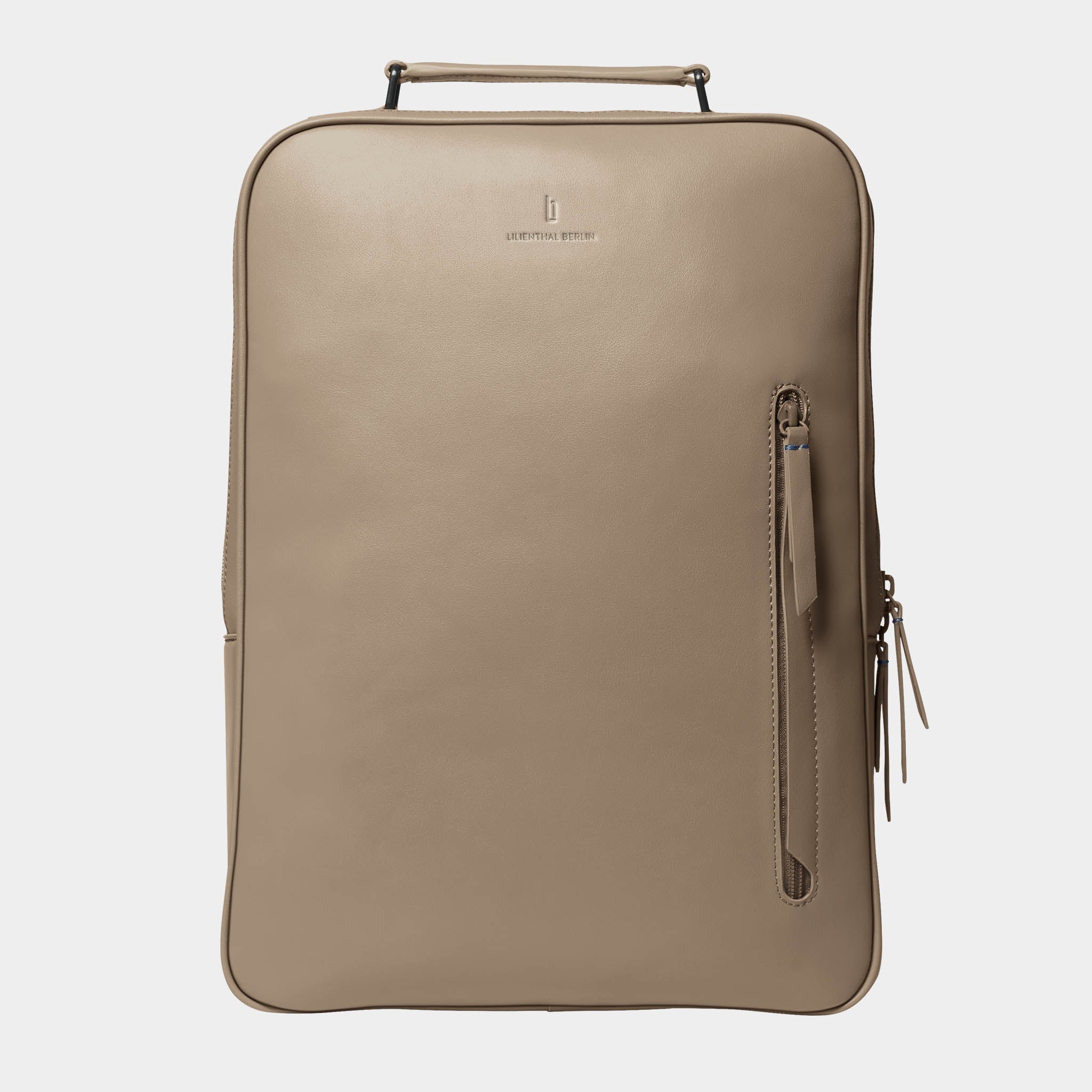 Minimalist Backpack Cactus Leather Sand - Lilienthal Berlin