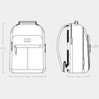 Virtuoso Essential Backpack – Light Gray