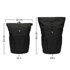 Urbaneer Rolltop Black Reflective - Lilienthal Berlin