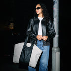 Tote Bag Recycled Polyester Black - Lilienthal Berlin