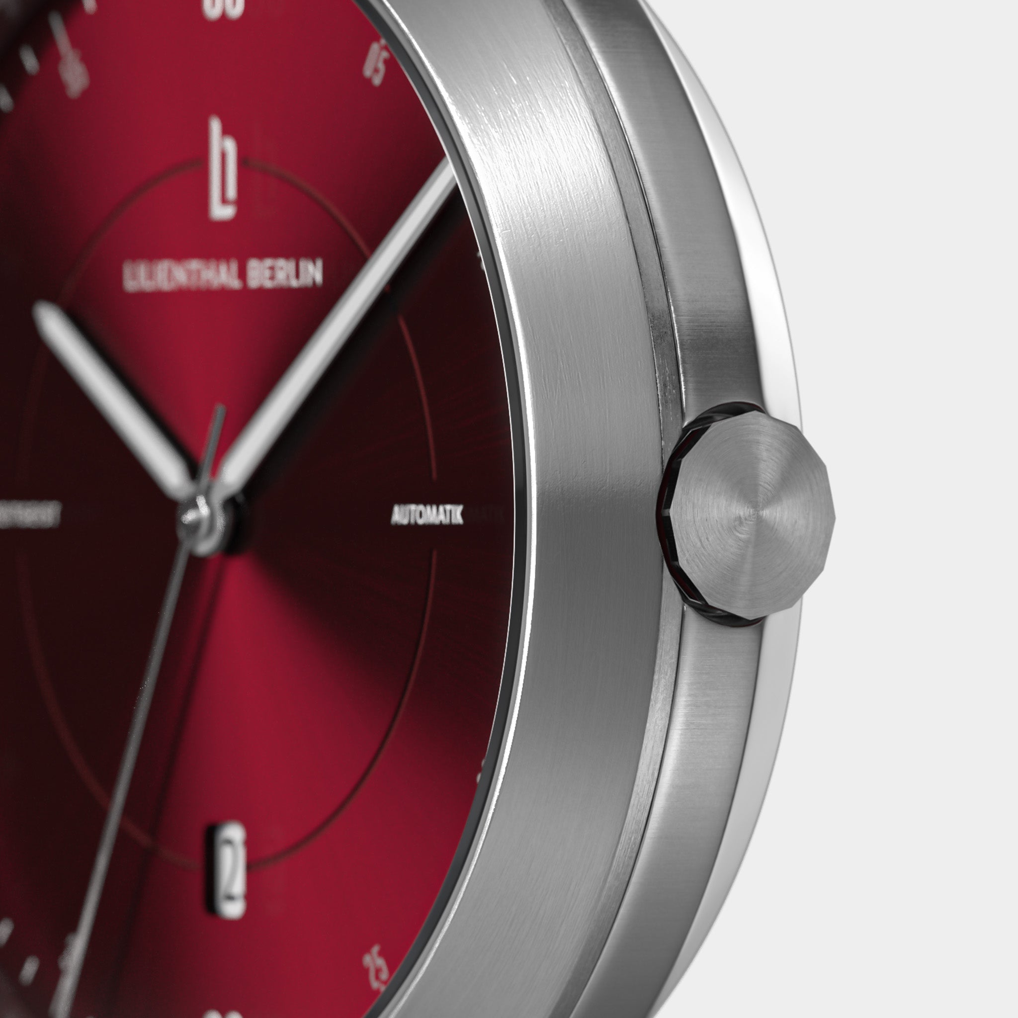 Zeitgeist Automatik – Silver Bordeaux